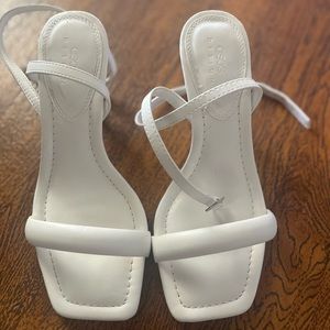 ASOS white heels